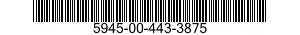 5945-00-443-3875 RELAY,ELECTROMAGNETIC 5945004433875 004433875