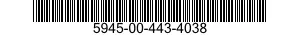 5945-00-443-4038  5945004434038 004434038