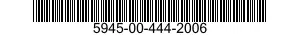 5945-00-444-2006 RELAY,STOP SWITCH 5945004442006 004442006