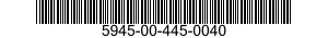 5945-00-445-0040  5945004450040 004450040
