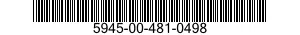 5945-00-481-0498  5945004810498 004810498