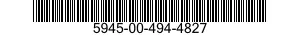 5945-00-494-4827 RELAY,ELECTROMAGNETIC 5945004944827 004944827