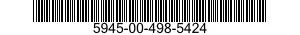 5945-00-498-5424 RELAY,ELECTROMAGNETIC 5945004985424 004985424