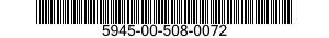 5945-00-508-0072  5945005080072 005080072