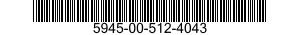 5945-00-512-4043  5945005124043 005124043