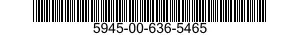 5945-00-636-5465  5945006365465 006365465