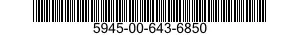 5945-00-643-6850  5945006436850 006436850