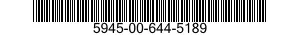 5945-00-644-5189  5945006445189 006445189