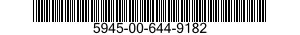 5945-00-644-9182 RELAY,ELECTROMAGNETIC 5945006449182 006449182