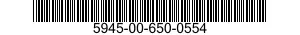 5945-00-650-0554  5945006500554 006500554