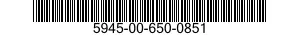 5945-00-650-0851 SOLENOID,ELECTRICAL 5945006500851 006500851