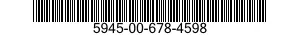 5945-00-678-4598 RELAY,ELECTROMAGNETIC 5945006784598 006784598
