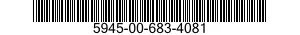 5945-00-683-4081 RELAY,ELECTROMAGNETIC 5945006834081 006834081