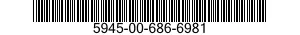 5945-00-686-6981 RELAY,ELECTROMAGNETIC 5945006866981 006866981