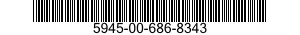 5945-00-686-8343 RELAY,ELECTROMAGNETIC 5945006868343 006868343