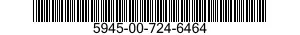 5945-00-724-6464 RELAY,ELECTROMAGNETIC 5945007246464 007246464