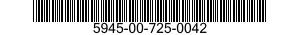 5945-00-725-0042  5945007250042 007250042