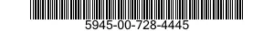 5945-00-728-4445  5945007284445 007284445