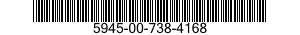 5945-00-738-4168 RELAY,ELECTROMAGNETIC 5945007384168 007384168