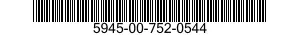 5945-00-752-0544 RELAY,ELECTROMAGNETIC 5945007520544 007520544