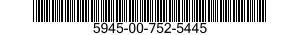 5945-00-752-5445 RELAY,ELECTROMAGNETIC 5945007525445 007525445