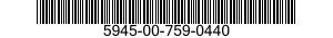 5945-00-759-0440  5945007590440 007590440