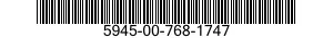 5945-00-768-1747 RETAINER,ELECTRICAL RELAY 5945007681747 007681747