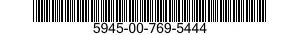 5945-00-769-5444 RELAY,ELECTROMAGNETIC 5945007695444 007695444