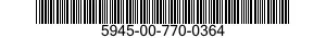 5945-00-770-0364 RELAY,ELECTROMAGNETIC 5945007700364 007700364