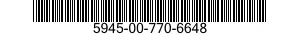 5945-00-770-6648 RELAY,ELECTROMAGNETIC 5945007706648 007706648