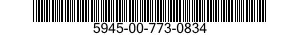 5945-00-773-0834 RELAY,ELECTROMAGNETIC 5945007730834 007730834