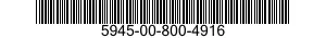 5945-00-800-4916 RELAY,ELECTROMAGNETIC 5945008004916 008004916