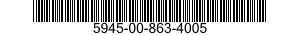 5945-00-863-4005 RELAY,ELECTROMAGNETIC 5945008634005 008634005