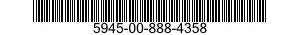 5945-00-888-4358 RELAY,ELECTROMAGNETIC 5945008884358 008884358