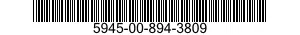 5945-00-894-3809 RELAY,ELECTROMAGNETIC 5945008943809 008943809