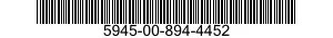 5945-00-894-4452 RELAY,ELECTROMAGNETIC 5945008944452 008944452