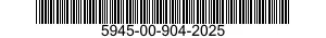5945-00-904-2025 RELAY,ELECTROMAGNETIC 5945009042025 009042025
