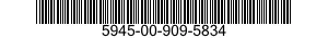 5945-00-909-5834 RELAY,ELECTROMAGNETIC 5945009095834 009095834