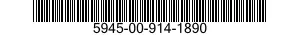 5945-00-914-1890 RELAY,ELECTROMAGNETIC 5945009141890 009141890
