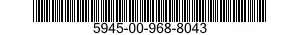 5945-00-968-8043 RELAY,ELECTROMAGNETIC 5945009688043 009688043