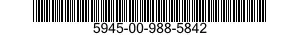 5945-00-988-5842 RELAY,ELECTROMAGNETIC 5945009885842 009885842