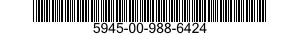 5945-00-988-6424 RELAY,ELECTROMAGNETIC 5945009886424 009886424