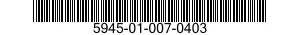 5945-01-007-0403 RELAY,ELECTROMAGNETIC 5945010070403 010070403