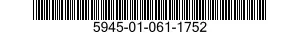 5945-01-061-1752 RELAY,ELECTROMAGNETIC 5945010611752 010611752