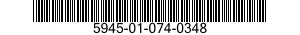 5945-01-074-0348 SOLENOID,ELECTRICAL 5945010740348 010740348