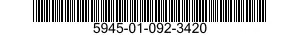 5945-01-092-3420 RELAY,ELECTROMAGNETIC 5945010923420 010923420