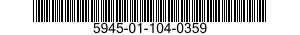 5945-01-104-0359 RELAY ASSEMBLY 5945011040359 011040359