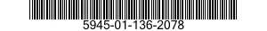 5945-01-136-2078 RELAY,CONTROL 5945011362078 011362078