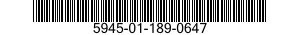 5945-01-189-0647  5945011890647 011890647
