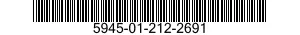 5945-01-212-2691 RELAY,ELECTROMAGNETIC 5945012122691 012122691